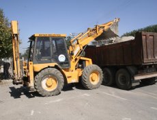 Tretuar ve Bordür Çalişmaları Başladı