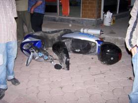 HASTANE MAHALLESİNDE KAZA