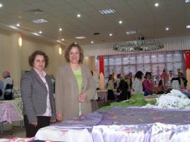 KIZ MESLEK LİSESİ SERGİSİ AÇILDI