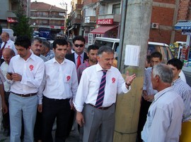 SAADET PARTİSİ ADAYLARI AKYAZI'DA