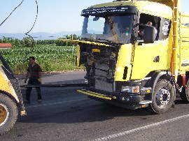 ORMANKÖY AKYAZI GİRİŞİNDE KAZA