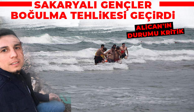 4 Arkadaş Boğulma Tehlikesi Geçirdi  Biri Yaşam Savaşı Veriyor