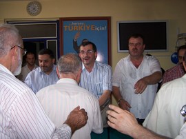 YILDIRIM'DAN AKYAZILILARA TEŞEKKÜR