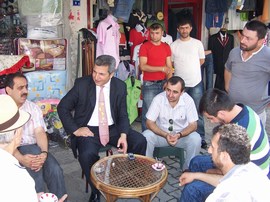 ESNAFIN DERTLERİNİ DİNLİYORLAR