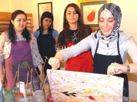 SANAT KURSLARINA İLGİ BÜYÜK