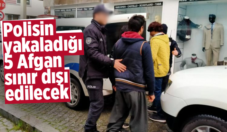 5 Afgan sınır dışı edilecek