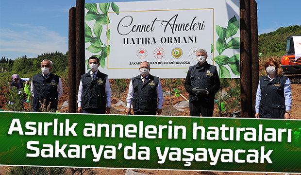 5 bin 529 anne için Sakaryada fidan dikildi
