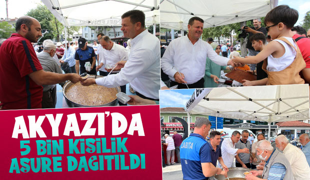 5 bin vatandaşa aşure ikramı yapıldı