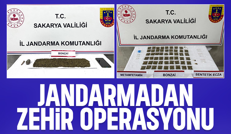 500 gram bonzai ile yakalandılar