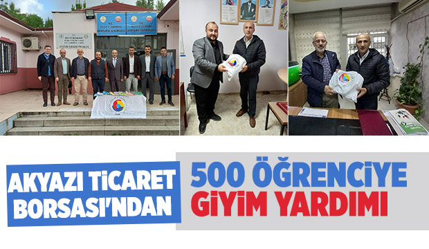 500 öğrenciye giyim yardımı