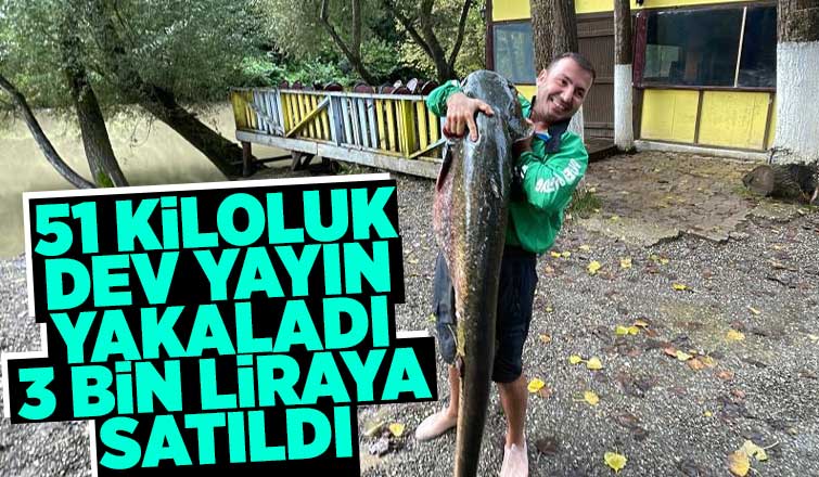 51 kiloluk dev yayın yakaladı