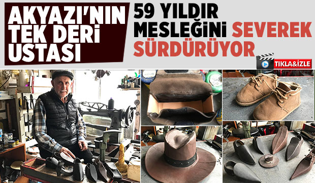 59 yıllık deri ustası teknolojiye inat mesleğini yaşatıyor