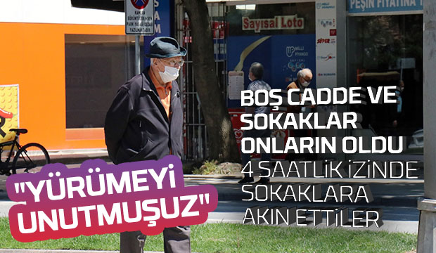 65 yaş üzeri haftalar sonra dışarı çıktı