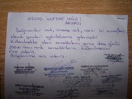 IŞIKLANDIRMAMIZ YETERSİZ DİLEKÇESİ