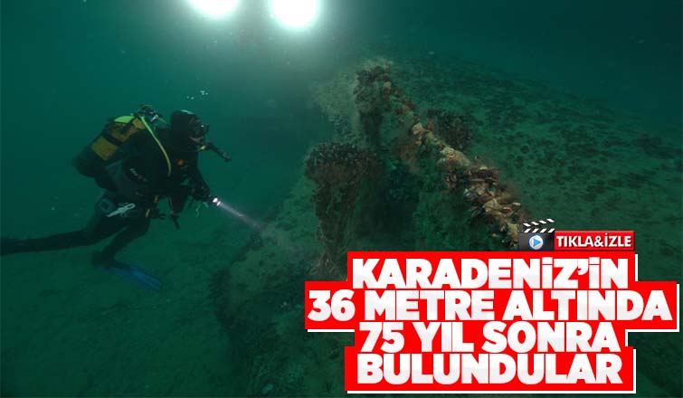 75 yıl sonra bulunan Hitler'in denizaltısı görüntülendi