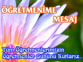 ÖĞRETMENİM MESAJINIZ VAR