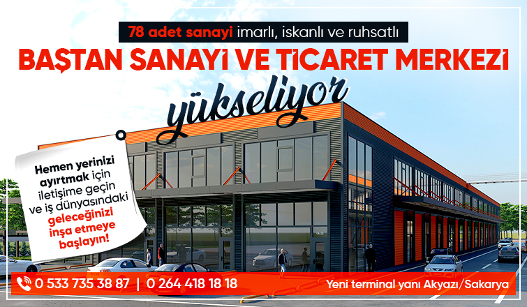78 Adet Ticari Dükkan Baştan Sanayi ve Ticaret Merkezi
