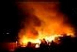 PARKE ATÖLYESİNDE YANGIN