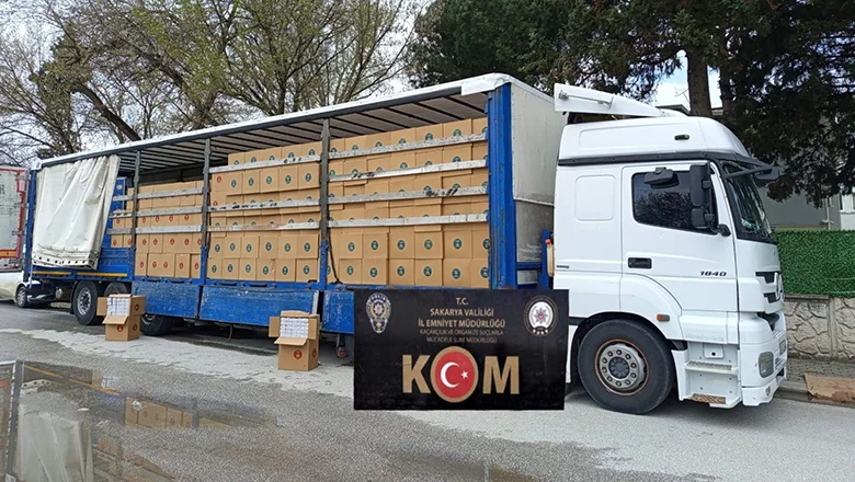 8 milyon boş makaron ele geçirildi