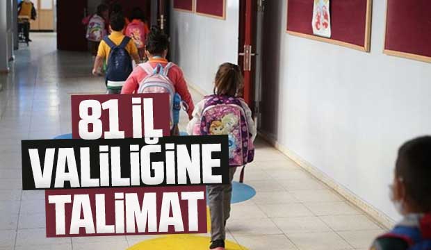 81 İl Valiliğine talimat