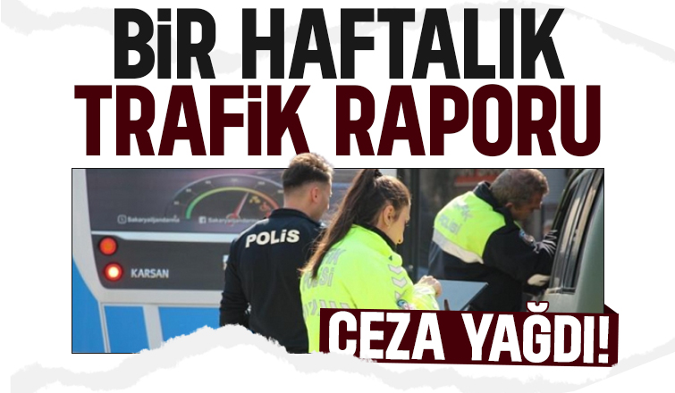 81 ildeki  denetimlerde yarım milyon sürücüye ceza kesildi