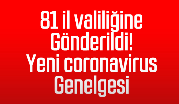 81 ile yeni korona genelgesi