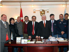 BAŞKAN DURAN'DAN ZİYARET