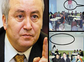 BAYRAĞI İNDİRTTİ EZAN'I SUSTURTTU