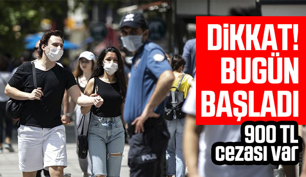 900 lira cezası var