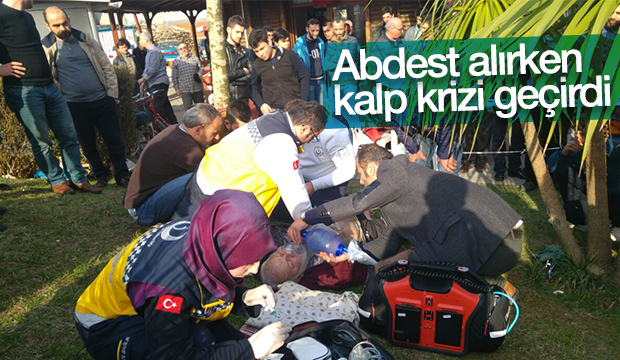  Abdest Alırken Kalp Krizi Geçirdi