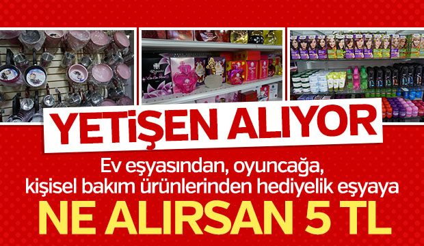 ACELE EDİN Stokları Eritiyoruz Ne Alırsan 5 TL