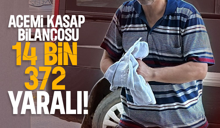 Acemi kasap bilançosu açıklandı
