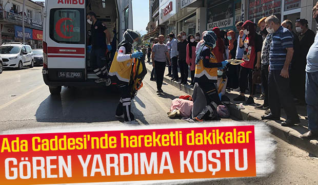 Ada Caddesi'nde hareketli dakikalar