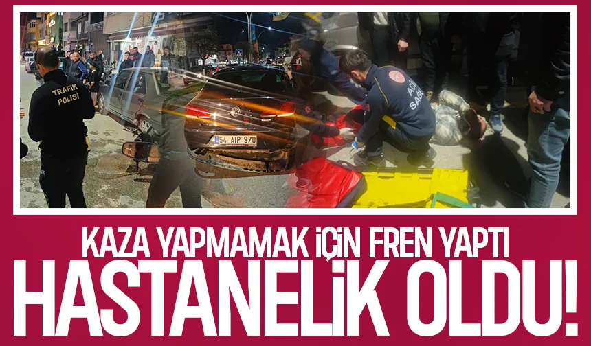 Ada Caddesi'nde kaza: 1 yaralı