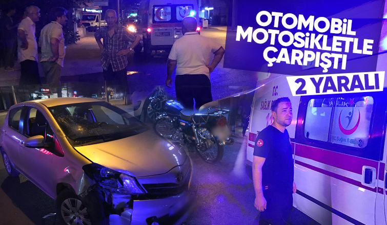 Ada Caddesinde kaza 2 yaralı