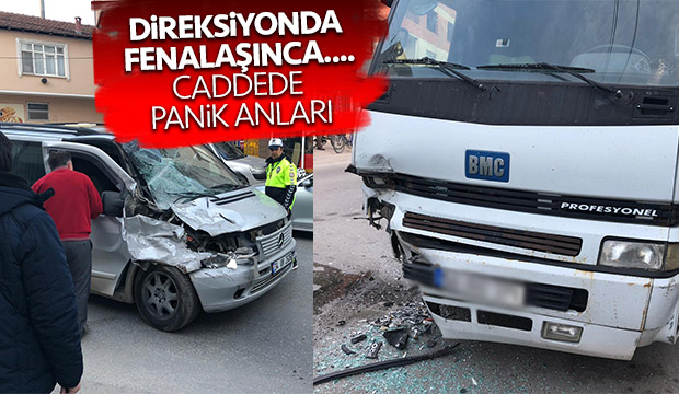 Ada Caddesinde Trafik Kazası 1 yaralı
