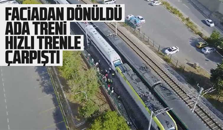 Ada treni hızlı tren ile kafa kafaya çarpıştı
