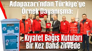 Adapazarı'nda Kıyafet Bağış Kutuları Projesi ülke genelinde zirvede