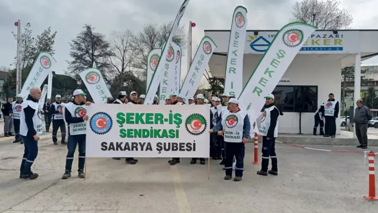 Adapazarı Şeker Fabrikası için üretim durmasın eylemi