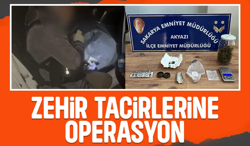 Adapazarı ve Akyazı'da operasyon