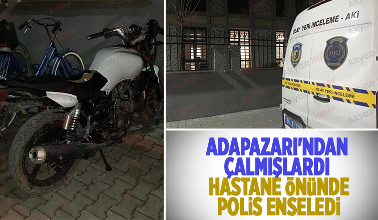 Adapazarından Çaldıkları Motoru Akyazı'da Satarken Yakalandılar.