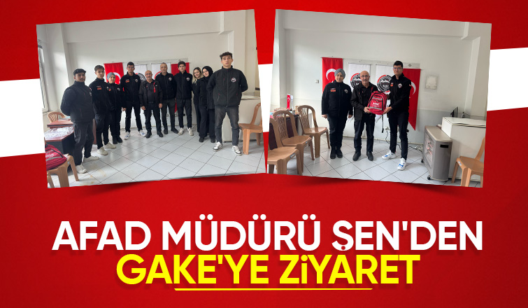 AFAD İl Müdürü GAKE'ye ziyarette bulundu