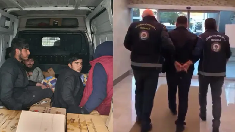 Afgan kaçaklar polis tarafından yakalandı