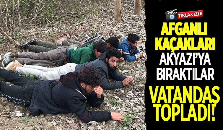 Afganlı kaçakları vatandaş tarlalardan topladı