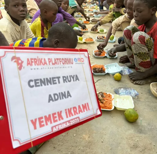 Afrika Platformu ile Afrika’da Gıda Yardımı ve Yemek Dağıtımı Organizasyonu