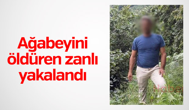 Ağabeyini öldüren zanlı yakalandı