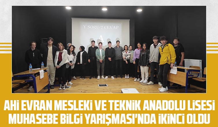 Ahi Evran Mesleki ve Teknik Anadolu Lisesi'nden başarı
