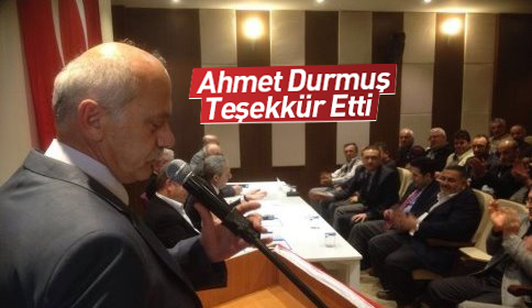Ahmet Durmuş Teşekkür Etti