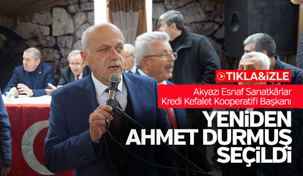 Ahmet Durmuş Yeniden Başkan 