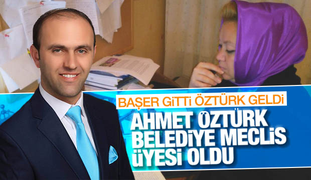 Ahmet Öztürk Belediye Meclis Üyesi Oldu